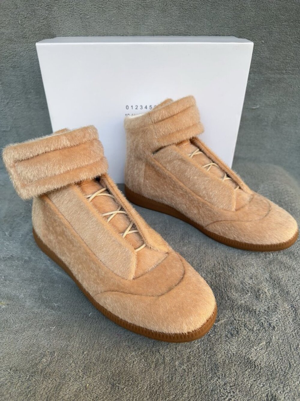 Maison Margiela Future High-Top Casual Boots (Pony Hair)